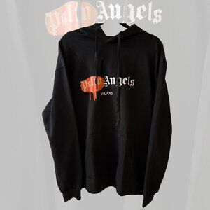 Palm Angels - Miland Orange Spray Hoodie REP